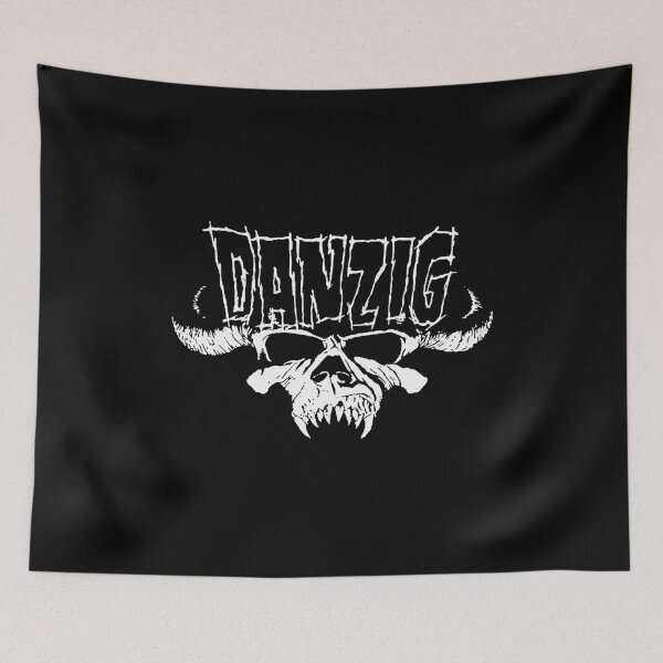 Item preview, Danzig Skull Horns Heavy Metal Logo designed and sold by louismtaylor.