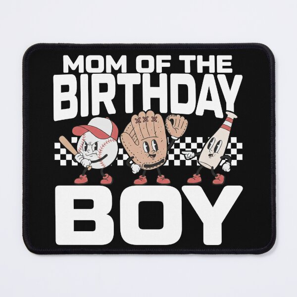 Item preview, Mom of the Birthday Boy Baseball Shirt designed and sold by KIROSALS.