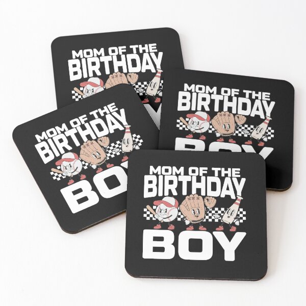 Item preview, Mom of the Birthday Boy Baseball Shirt designed and sold by KIROSALS.