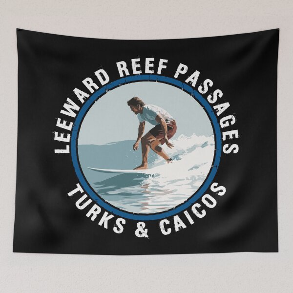 Item preview, Leeward Reef Passages - Turks And Caicos (with White Lettering) designed and sold by VelvetRoom.