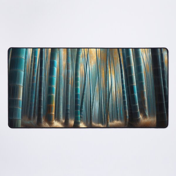 Item preview, Blue and Gold Bamboo Forest designed and sold by StudioKansai.