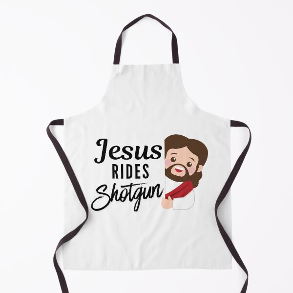 Item preview, Jesus Rides Shotgun | Christian Car Sticker & Shirt designed and sold by kmiDigitalHub.