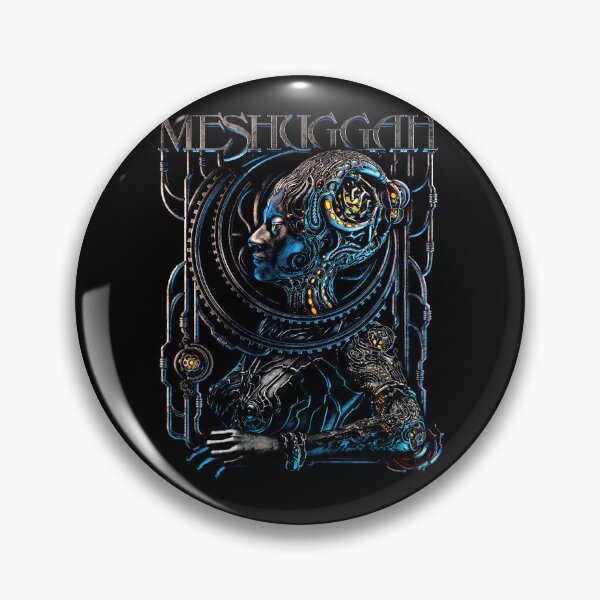 Item preview, Meshuggah Cyborg Tech Metal Geometric Art designed and sold by louismtaylor.