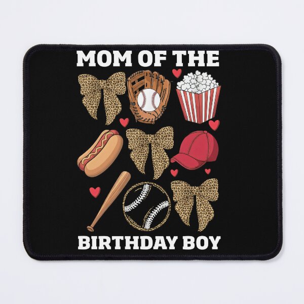 Item preview, Mom of the Birthday Boy Baseball Shirt designed and sold by KIROSALS.