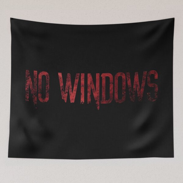 Item preview, No Windows Horror Typography – Submarine Psychological Sci Fi designed and sold by Uglyandcute.