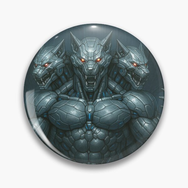 Item preview, Triple-headed cyber-wolfman designed and sold by fantasyai3.