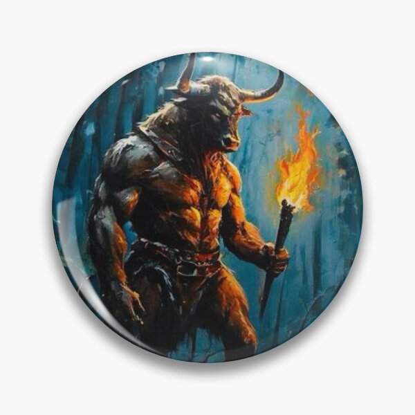 Item preview, Moonlit Minotaur designed and sold by TinCatOutPost.