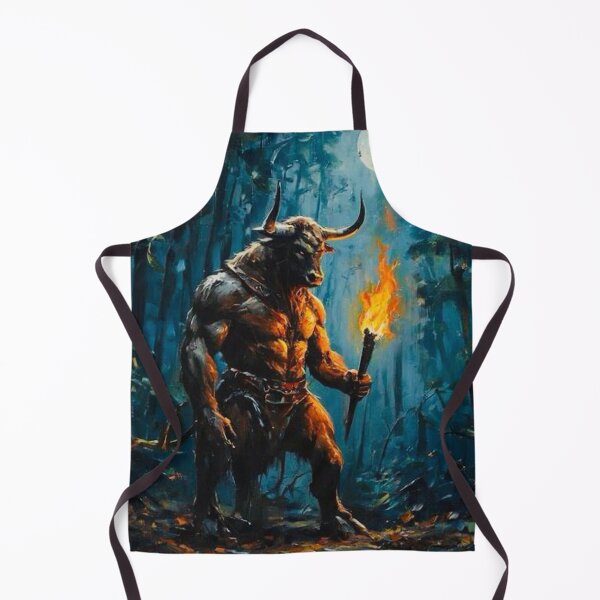 Item preview, Moonlit Minotaur designed and sold by TinCatOutPost.