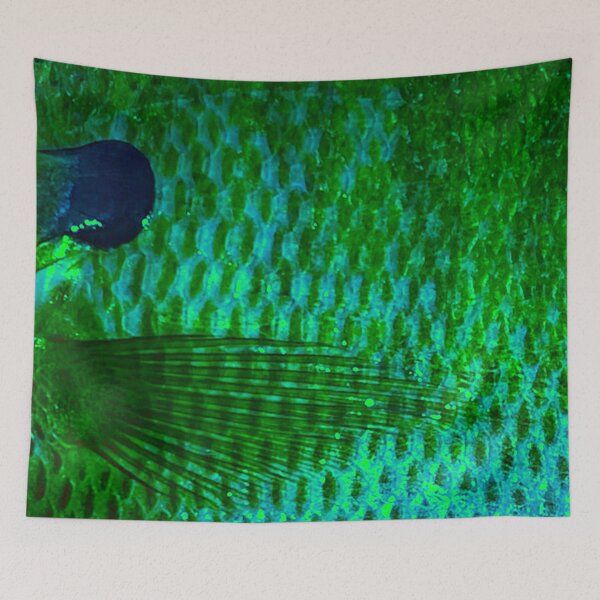 Item preview, Spring Meadow Green Bluegill Skin Pattern designed and sold by CJRPics.