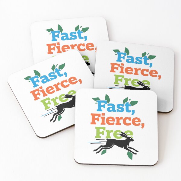 Item preview, Fast, Fierce, Free – Hare Lover Design designed and sold by Muzgle.