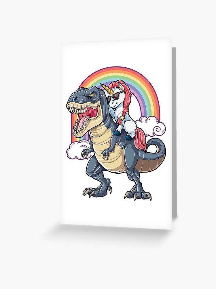 Unicorn Riding T Rex Dinosaur T Shirt Unicorns Rainbow Gifts Unicorn Riding T Rex Dinosaur T Shirt Unicorns Rainbow Gifts