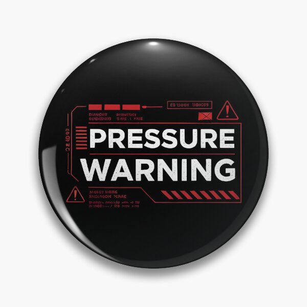 Item preview, Pressure Warning Sci Fi Horror Typography – Submarine Aesthetic designed and sold by Uglyandcute.