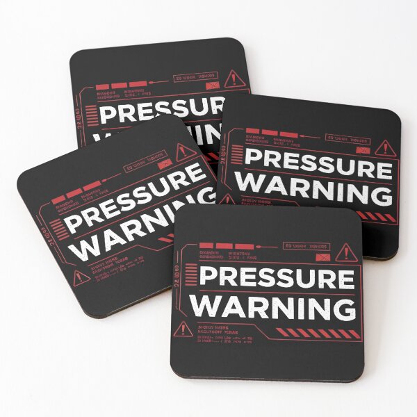 Item preview, Pressure Warning Sci Fi Horror Typography – Submarine Aesthetic designed and sold by Uglyandcute.