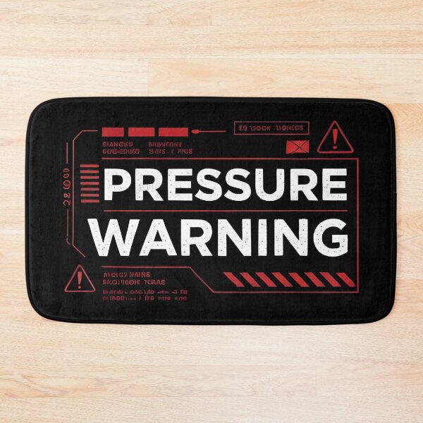 Item preview, Pressure Warning Sci Fi Horror Typography – Submarine Aesthetic designed and sold by Uglyandcute.