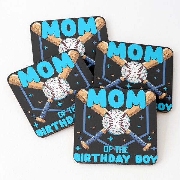 Item preview, Mom of the Birthday Boy Baseball Shirt designed and sold by KIROSALS.