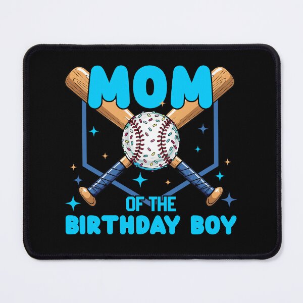 Item preview, Mom of the Birthday Boy Baseball Shirt designed and sold by KIROSALS.