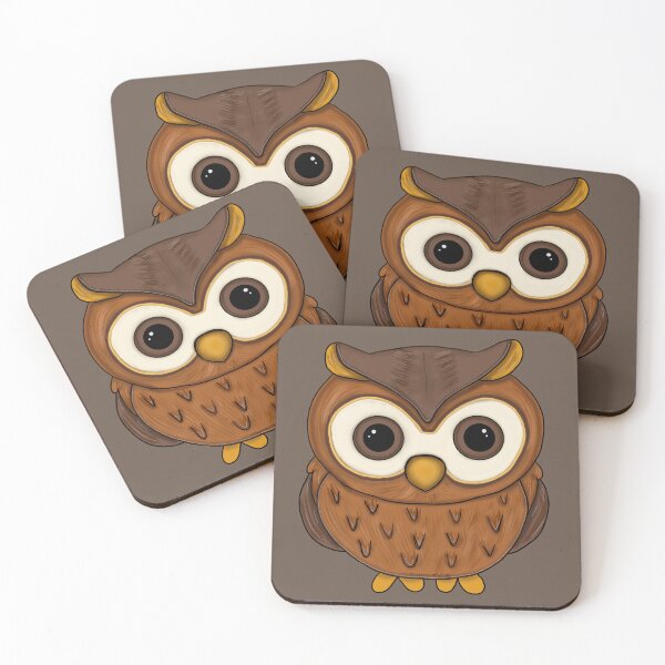 Item preview, Cartoon Cute Owl Illustration designed and sold by Expression By Holly.
