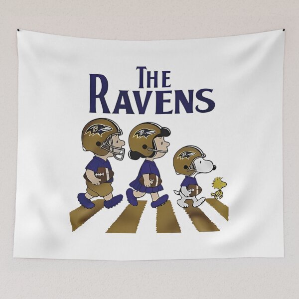 Item preview, The Ravens Abbey Road Peanuts designed and sold by steamy designz.