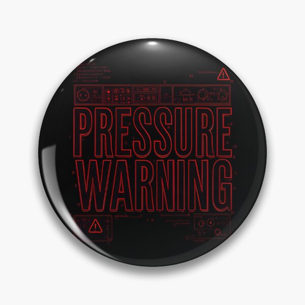 Item preview, Pressure Warning Sci Fi Horror Typography – Submarine Aesthetic designed and sold by Uglyandcute.