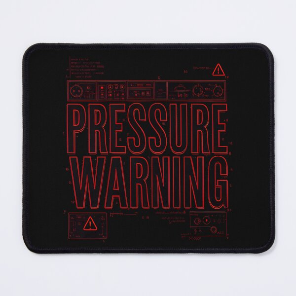 Item preview, Pressure Warning Sci Fi Horror Typography – Submarine Aesthetic designed and sold by Uglyandcute.