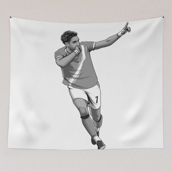 Item preview, Omar Marmoush Black and White Version designed and sold by Aldduardo.