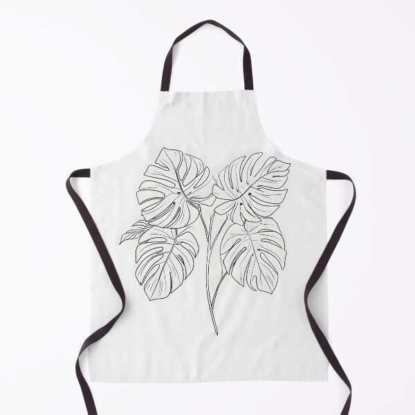 Item preview, Bold Monstera Leaf Line Art designed and sold by ArtnarongDesign.
