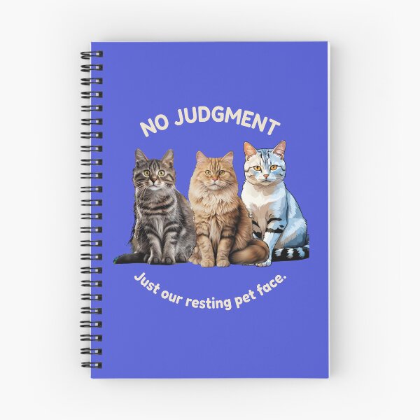 Item preview, No Judgment Just Our Resting Pet Face cats designed and sold by Rockyctees.