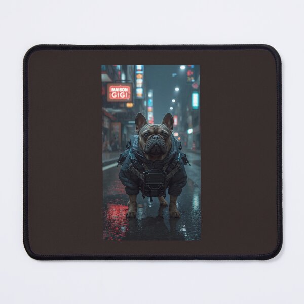 Item preview, MaisonGIGI: Urban Explorer - Cyberpunk Frenchie Techwear designed and sold by MaisonGIGI.