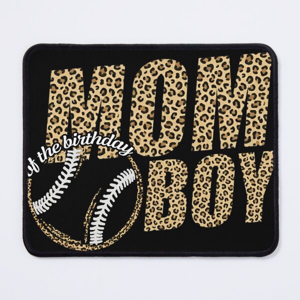 Item preview, Mom of the Birthday Boy Baseball Leopard Shirt designed and sold by KIROSALS.