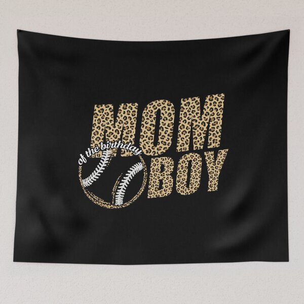 Item preview, Mom of the Birthday Boy Baseball Leopard Shirt designed and sold by KIROSALS.