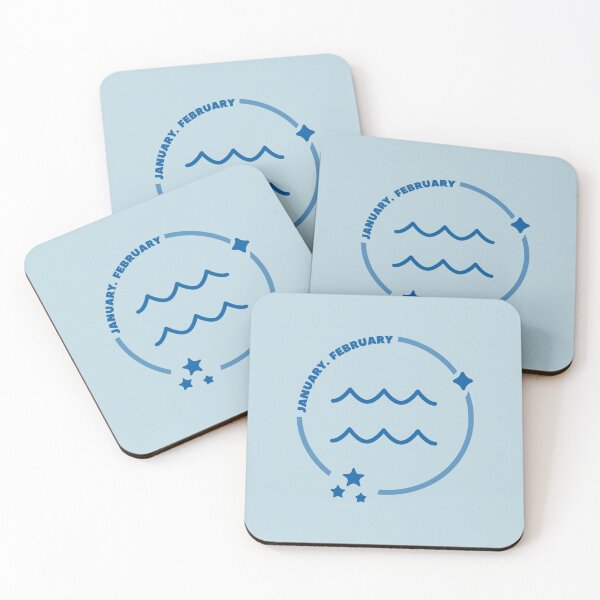 Item preview, Aquarius Zodiac Sign - Minimalist Water Bearer Astrology Art designed and sold by liveinbeauty.