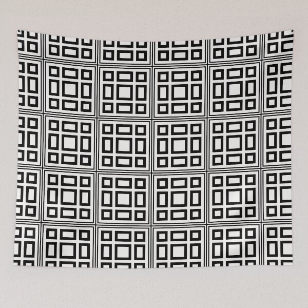 Item preview, Geometric Monochrome Pattern ADG P25.P01.053 designed and sold by Space & Care - Art Deco GeoMetrica.