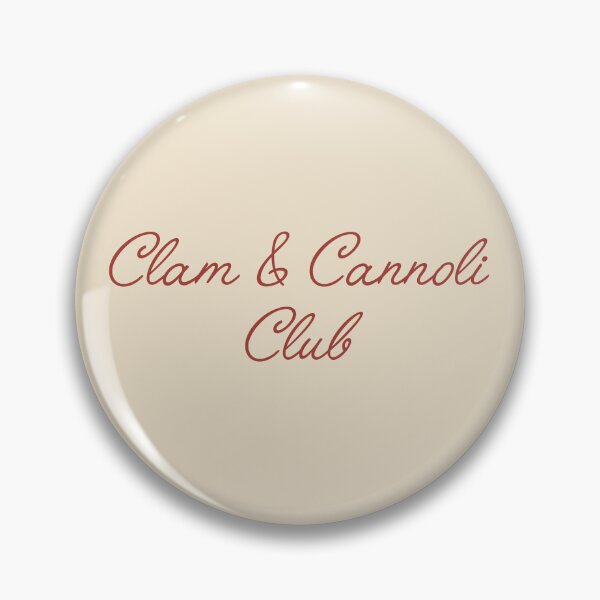 Item preview, Clam & Cannoli Club — Coastal Italian Wordmark by Atelier Brume designed and sold by AtelierBrumeArt.