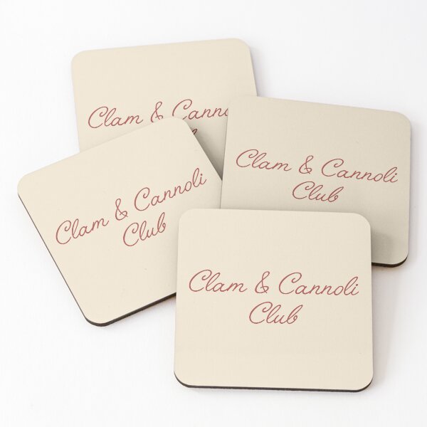 Item preview, Clam & Cannoli Club — Coastal Italian Wordmark by Atelier Brume designed and sold by AtelierBrumeArt.