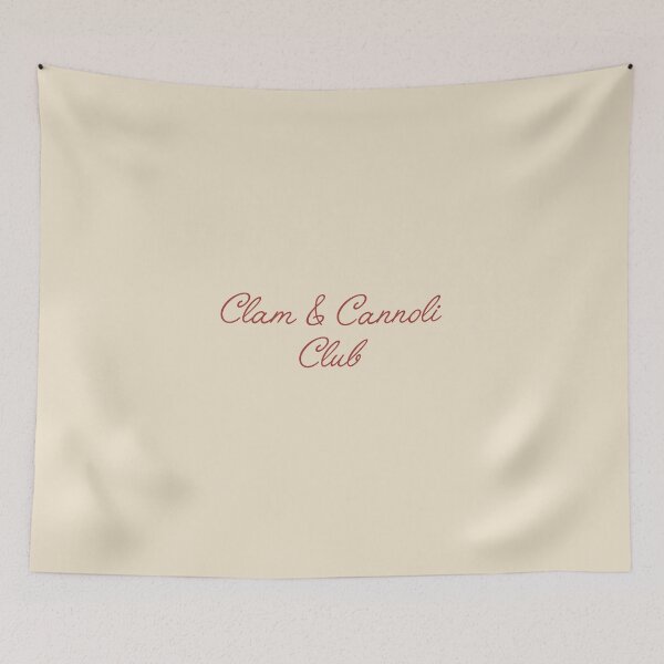 Item preview, Clam & Cannoli Club — Coastal Italian Wordmark by Atelier Brume designed and sold by AtelierBrumeArt.