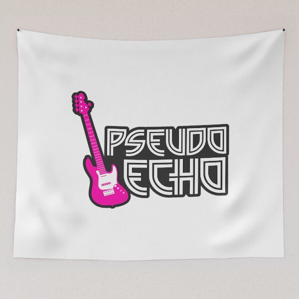 Item preview, Pseudo Echo Guitar - Pink And White  designed and sold by DennisChown0.