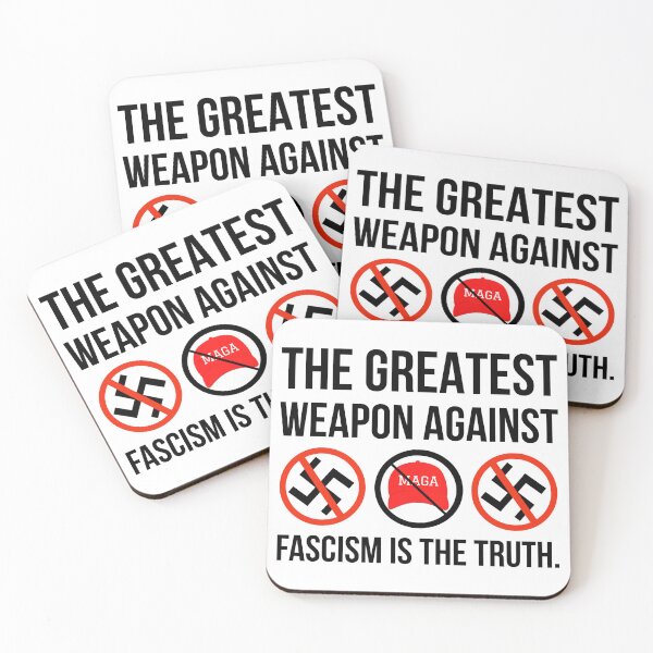 Item preview, The greatest weapon against fascism is the truth. designed and sold by Rachel the Artist .