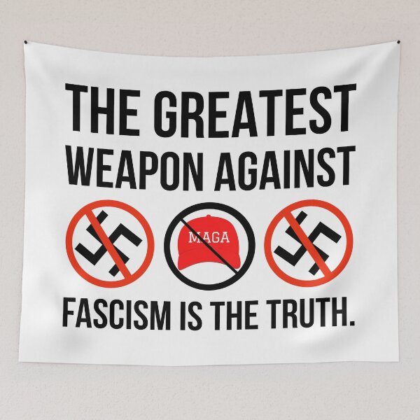 Item preview, The greatest weapon against fascism is the truth. designed and sold by Rachel the Artist .