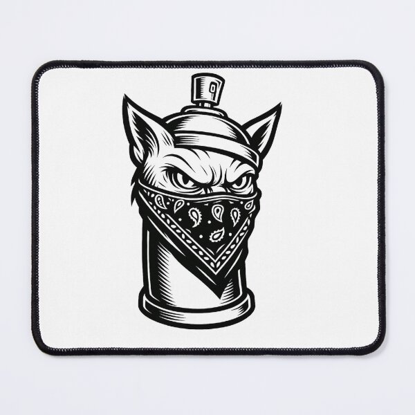 Item preview, Spray Can Gangster Cat  designed and sold by Proxy Designs.