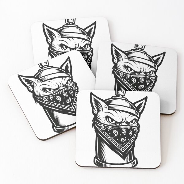 Item preview, Spray Can Gangster Cat  designed and sold by Proxy Designs.