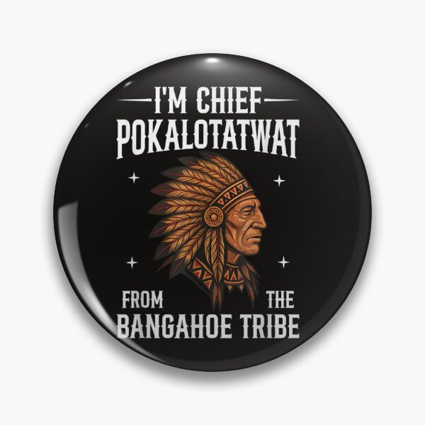 Item preview, I'm Chief Pokalotatwat from The Tribe Indigenous Native designed and sold by dianadouri.