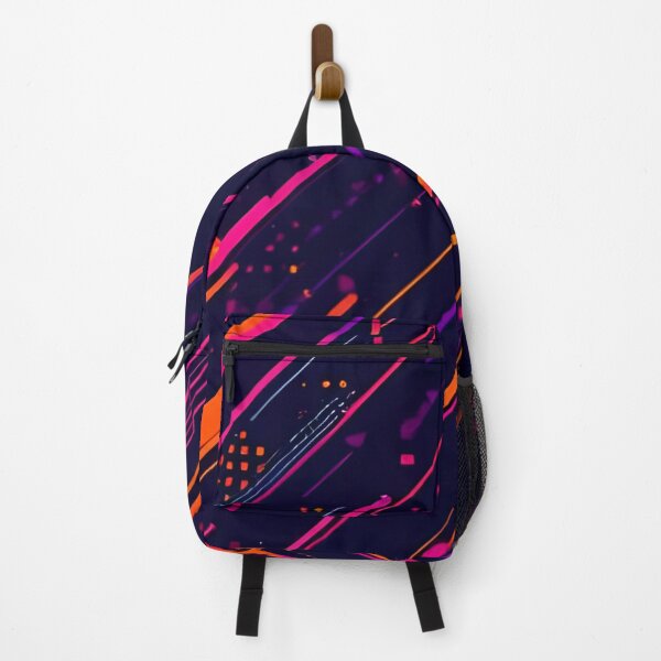 Item preview, Digital Velocity: Cyberpunk Neon Glitch Abstract Background designed and sold by VibranPalette.