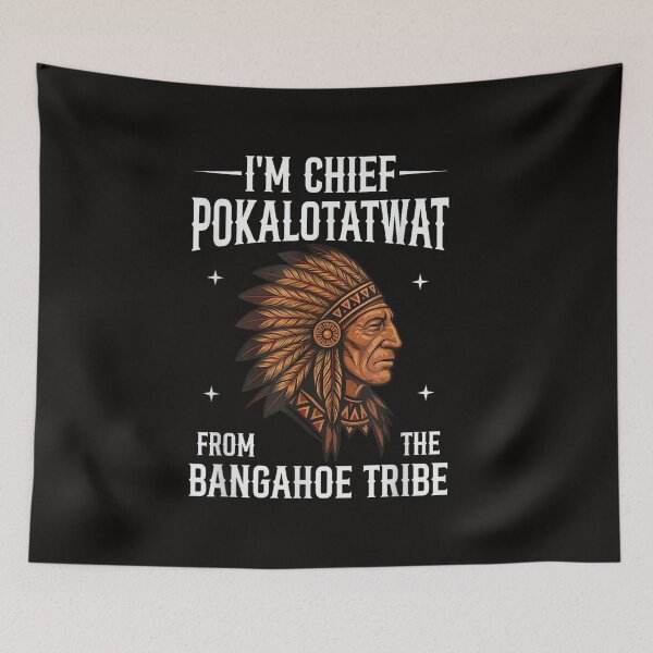 Item preview, I'm Chief Pokalotatwat from The Tribe Indigenous Native designed and sold by dianadouri.