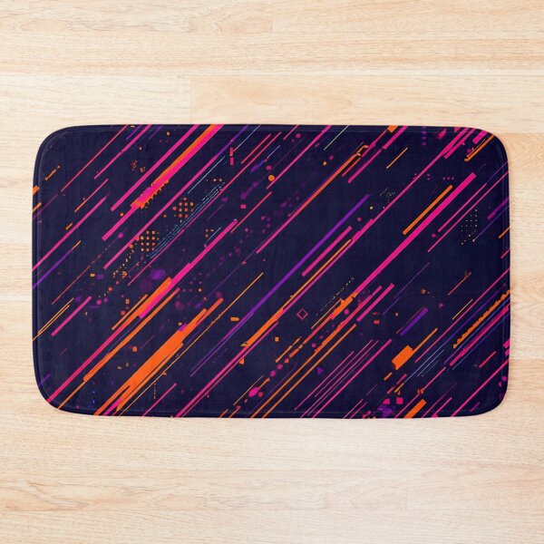 Item preview, Digital Velocity: Cyberpunk Neon Glitch Abstract Background designed and sold by VibranPalette.