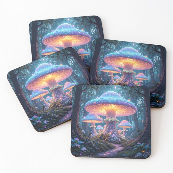 Item preview, Psychedelic Fairy Fungi Mushrooms by Orikall  designed and sold by HippieWorks.