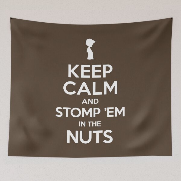 Item preview, Keep Calm and Stomp ‘Em in the Nuts (Boondocks) designed and sold by thmadethis.