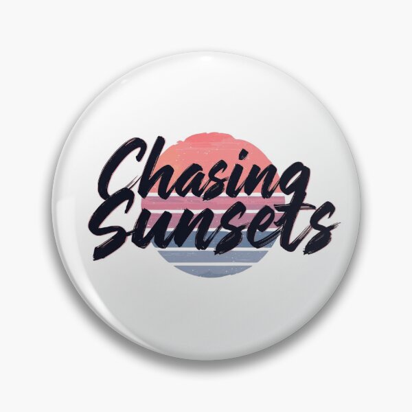 Item preview, Chasing Sunsets – Colorful Typography Design designed and sold by TroikaLabs.