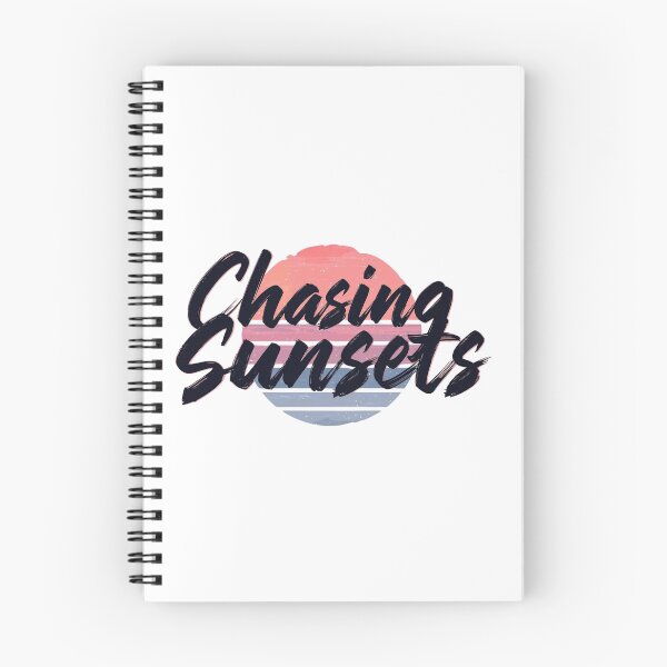 Item preview, Chasing Sunsets – Colorful Typography Design designed and sold by TroikaLabs.