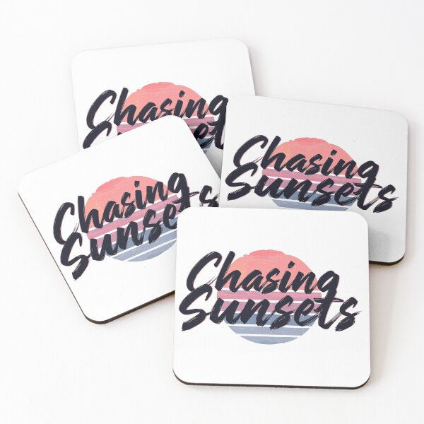 Item preview, Chasing Sunsets – Colorful Typography Design designed and sold by TroikaLabs.