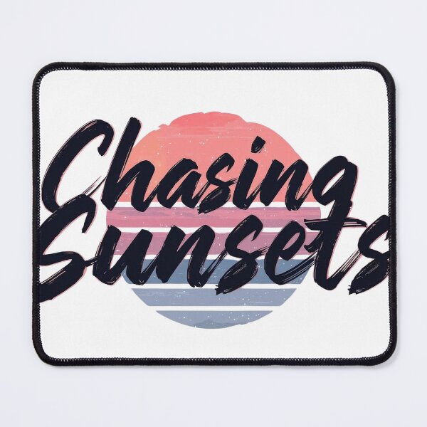 Item preview, Chasing Sunsets – Colorful Typography Design designed and sold by TroikaLabs.